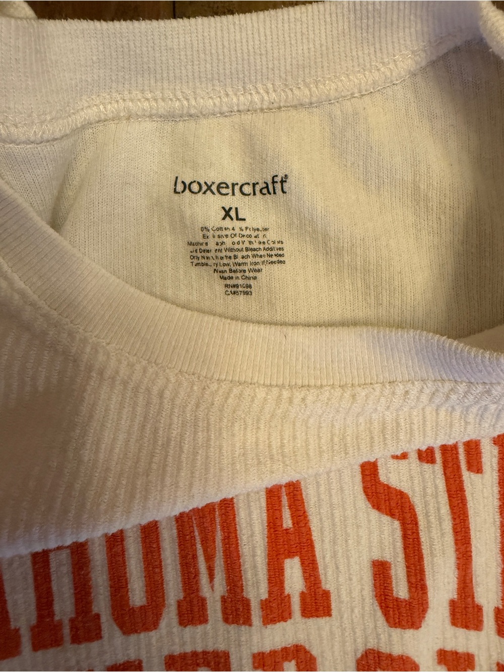 Boxercraft Women’s Oklahoma State Cowboys University Crewneck Sweatshirt XL - Picture 5 of 10